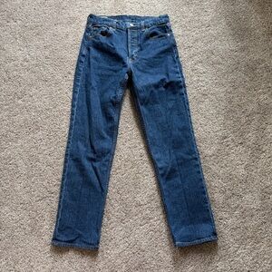 GAP Women's Straight Leg Jeans - Dark Blue